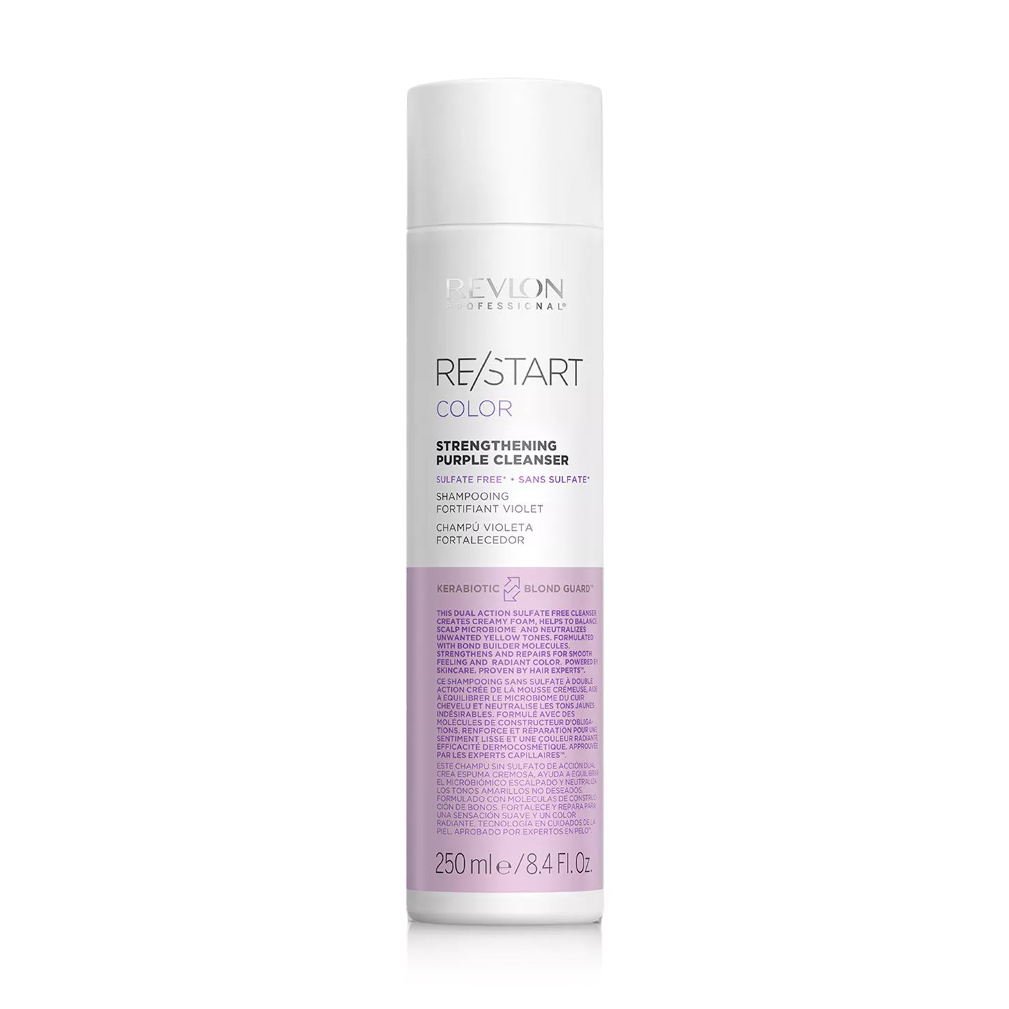 Шампунь Revlon Professional ReStart Color Strengthening Purple Cleanser для фарбованого волосся, 250 мл