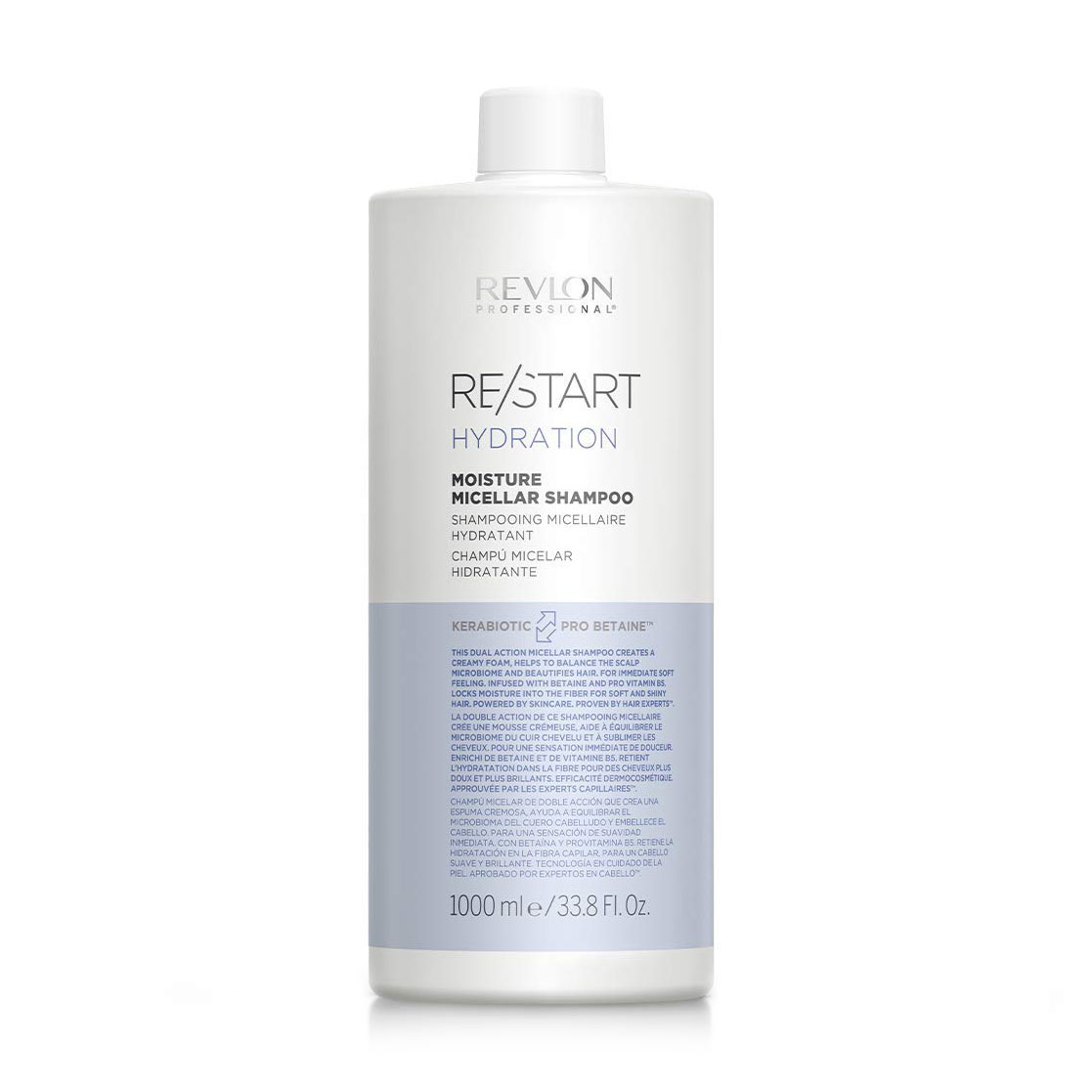 Шампунь Revlon Professional Restart Hydration Shampoo для зволоження волосся, 1 л